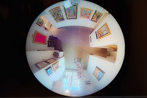 Videosorveglianza all'interno della Fondazione Cerruti