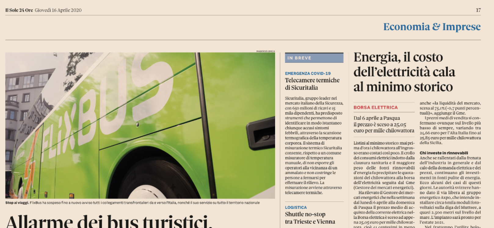 sole 24 ore termografia sicuritalia