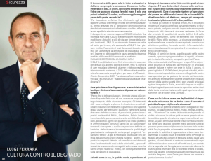 intervista amministratore delegato Sicuritalia Luigi Ferrara